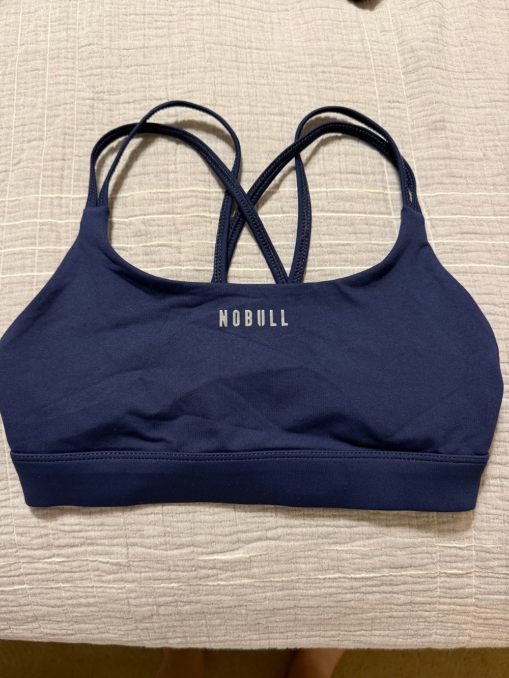 NOBULL Strappy Navy Sports Bra